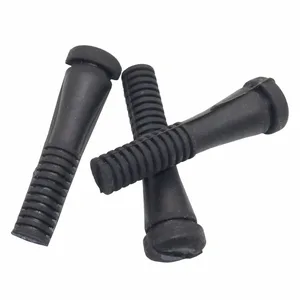 Пальцы для выщипывания резины, черные, диаметр 2,0 см, 25 шт.