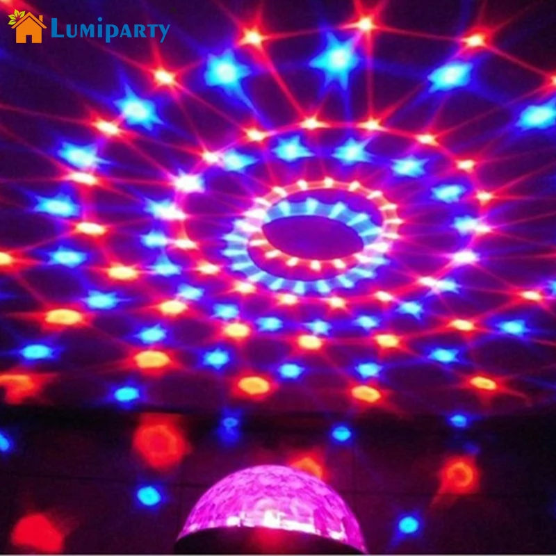 Lumiparty MP3 RGB Хрустальный шар света DJ клуб паба Музыка LED диско сценический