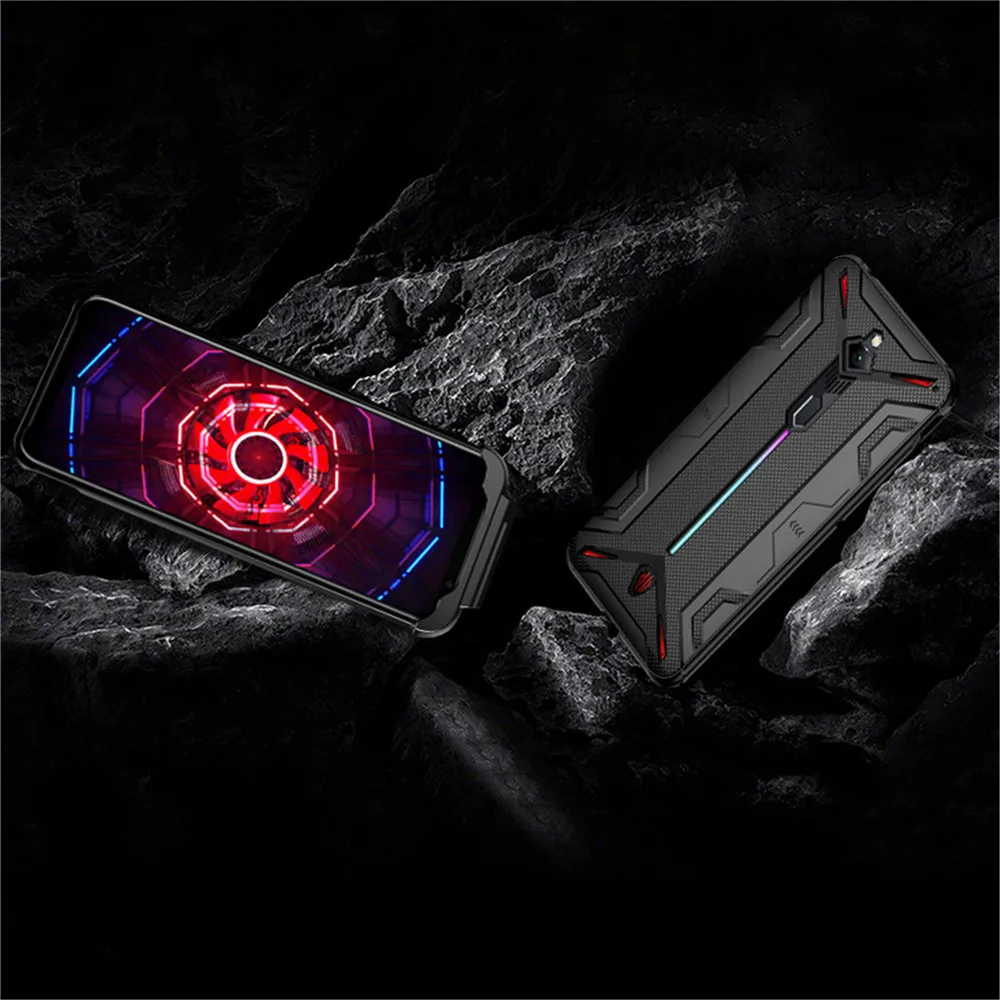 Мягкий ТПУ защитный противоударный чехол для мобильного телефона Nubia красный