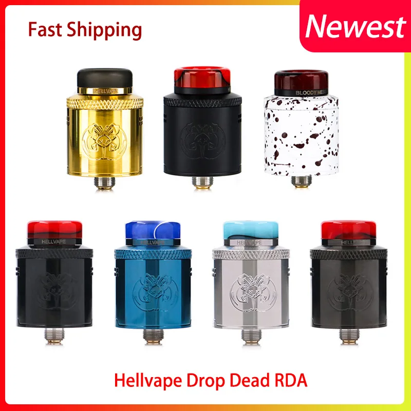 Большая распродажа оригинальный распылитель Hellvape Drop Dead RDA 24 мм диаметр 14