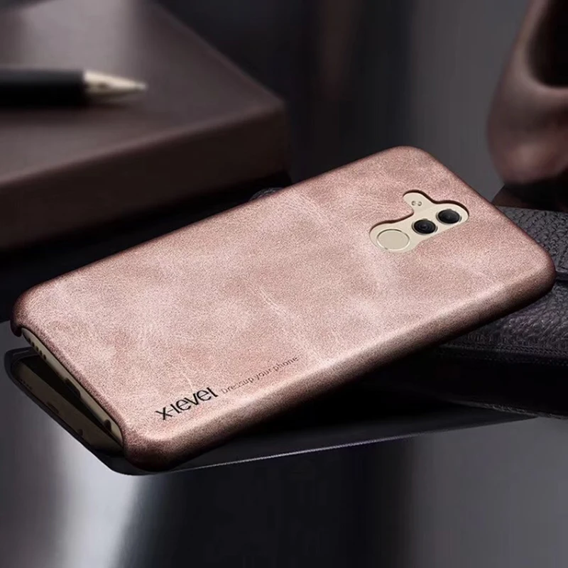 Mate 20 lite Case X-Level Vintage PU Leather Phone Cases For Huawei 10 Maimang 7 Ultra Thin Back Cover | Мобильные телефоны и