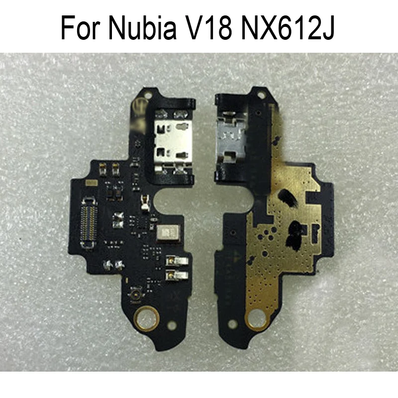 Для Nubia V18 NX612J USB док-станция зарядный порт микрофона плата микрофона модуль вибрации зап. Части для соединительной платы V18NX612J