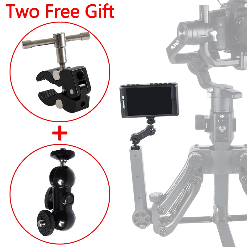 Feelworld F6 5," ips 4 K HDMI монитор для Камера цифровой зеркальной камеры Canon Nikon sony Gimbal+ Батарея может Мощность для однообъективной цифровой зеркальной фотокамеры(DSLR) или беззеркальных Камера
