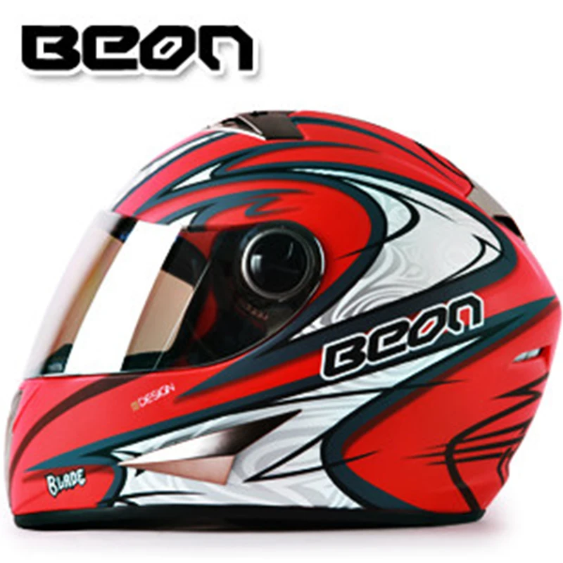 BEON Four Seans Full Face классический мотоцикл Go kart шлем MTB ATV Мотоцикл головной убор casco capacete B500