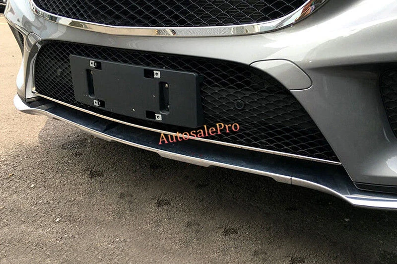 Нержавеющая спереди нижний зуб сетка решетка облицовки радиатора для Mercedes Benz GLE купе C292