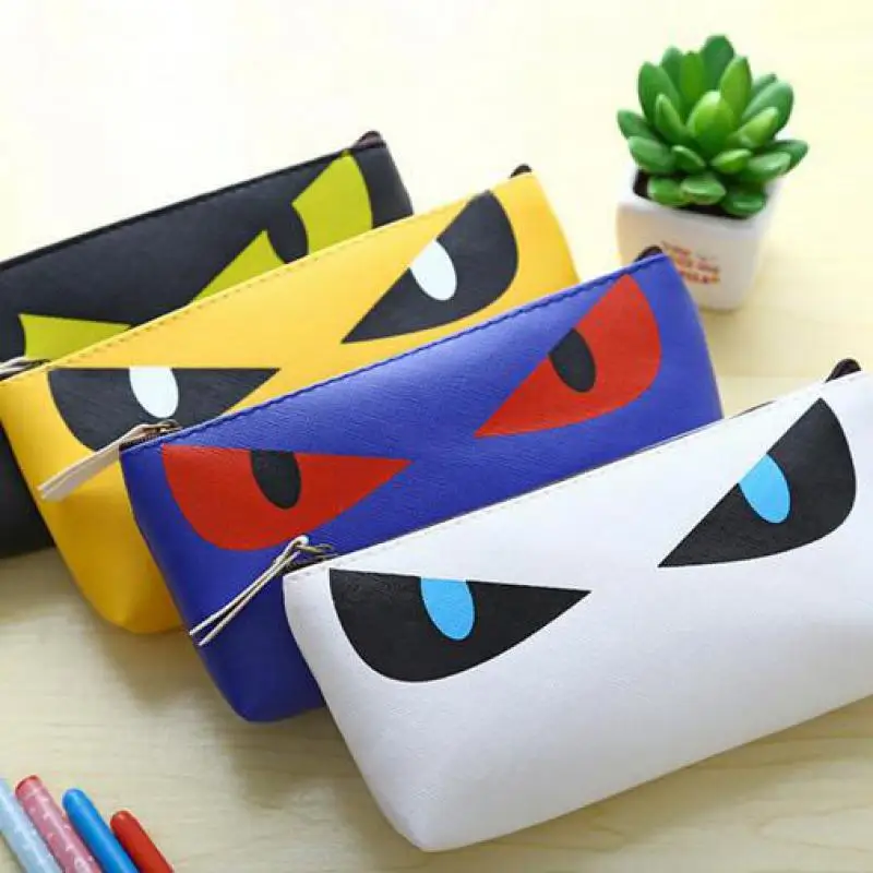 Милый мультфильм Meow Star Pencilcases водостойкие пенал из ПУ для мальчиков школьные