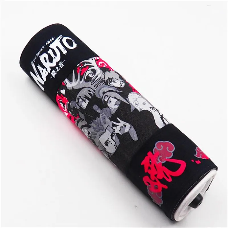 

Hot New Japan Anime Naruto Writing Case Akatsuki Scroll Pencil Pen Bag Cosplay Props Black Canvas