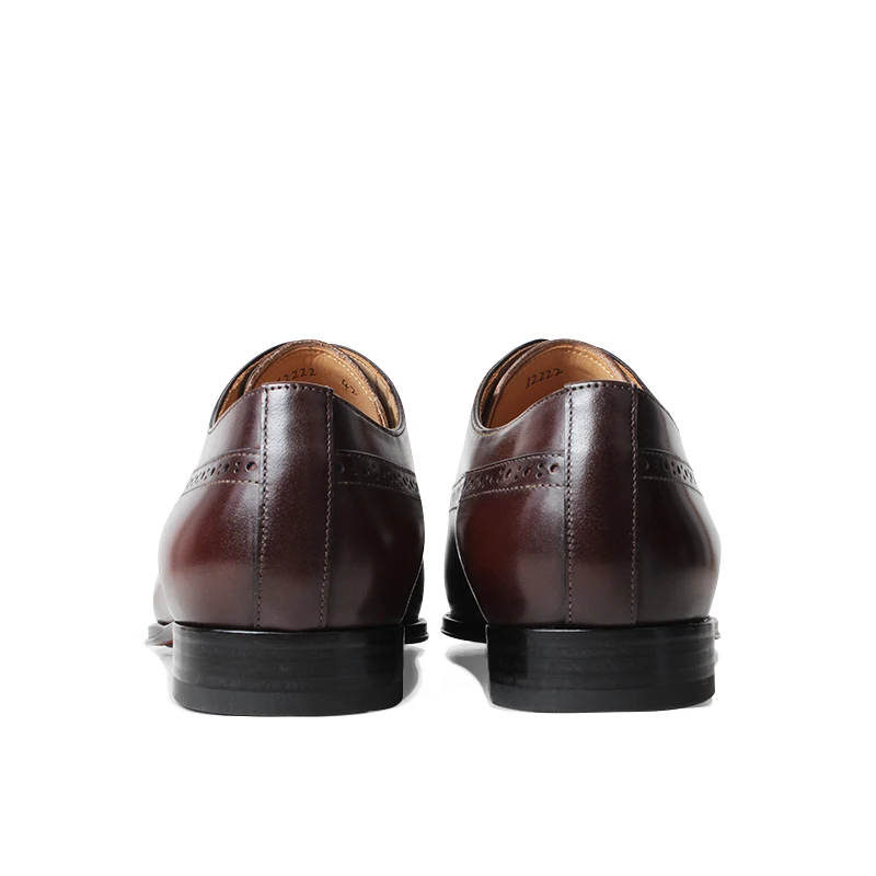 VIKEDUO square toe whole cut full brogues handmade men shoe bespoke leather genuine cow men's dress shoes footwear | Обувь