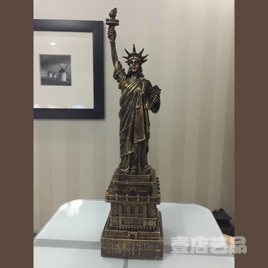 Американская Статуя Свободы дорожные сувенирные смола Ремесленная скульптура
