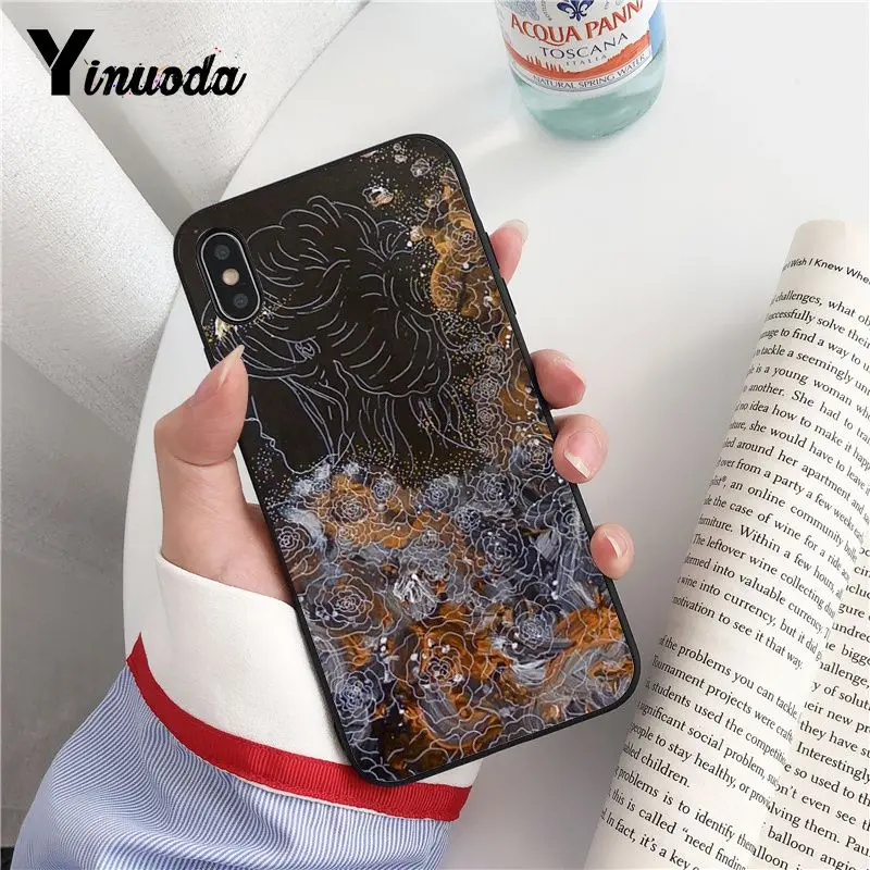 Yinuoda космическая Луна астронавт Новинка чехол для телефона Fundas iPhone 8 7 6 6S Plus X XS MAX 5