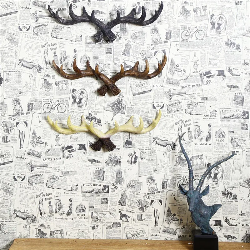 Рога одежда шляпа Вешалка настенная Домашний Декор американский творческий крюк