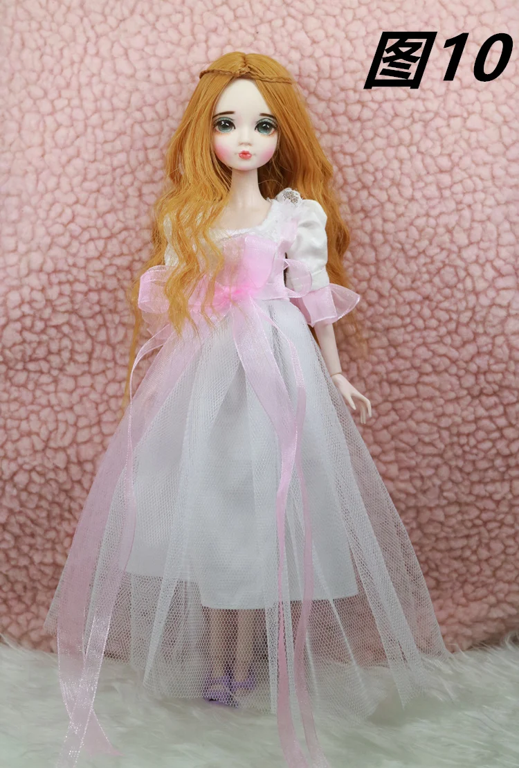 Дешевые blyth BJD кукла Косметика diy 29 см высокий подарок кукла с одеждой