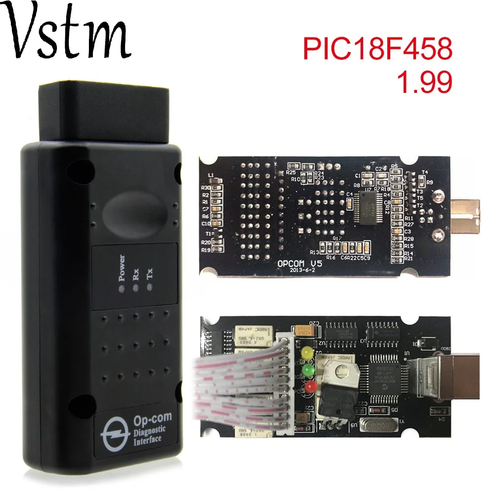 OP COM V1.59 1 78 99 70 95 с чипом PIC18F458 диагностический инструмент OpCom шины может для opel OBDII