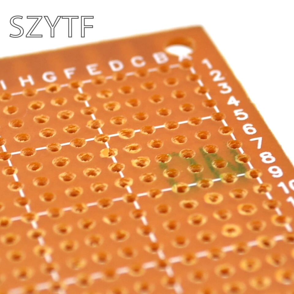 10pcs/bag Bakelite universal plate 7 * 9CM 2.54MM Pegboard circuit board 1.2MM thick | Электронные компоненты и