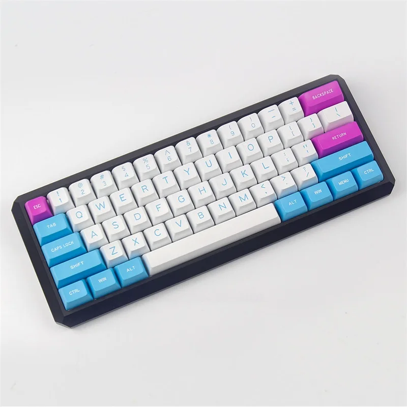 SA профиль ESC Backspace введите игровые колпачки для ключей Фиолетовый Синий Цвет колпачки для вишневой механической клавиатуры 3 колпачки для ключей