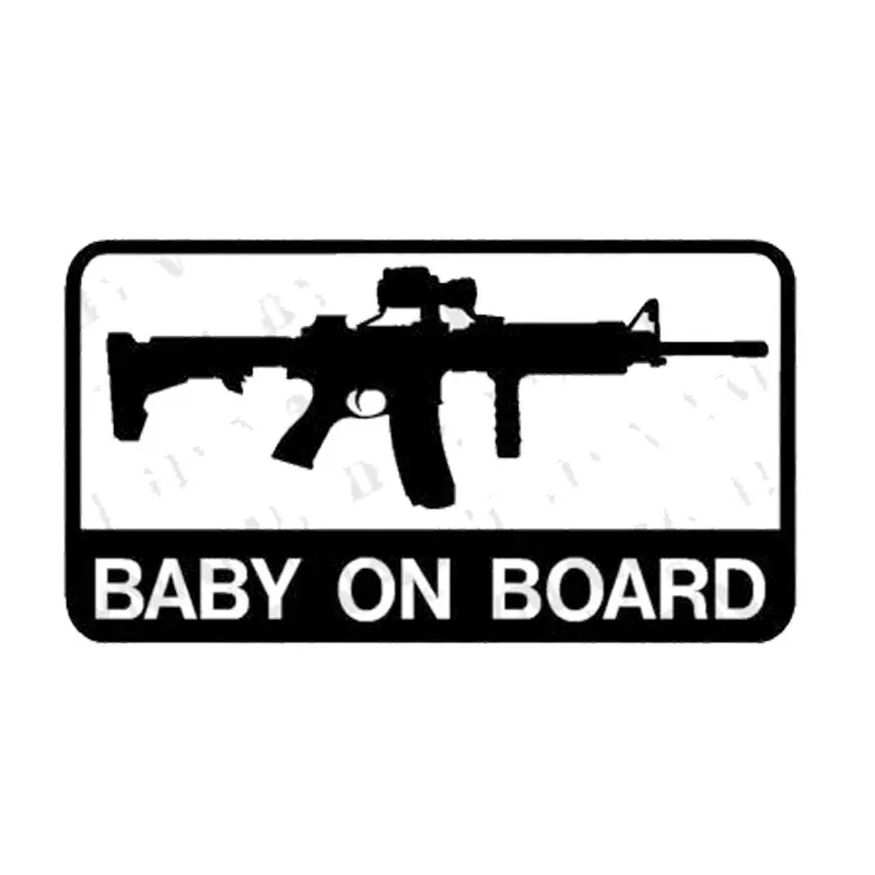 13 3 см * 7 5 персональный ребенок на борту AR 15 армейский автомобиль хвост автомобиля