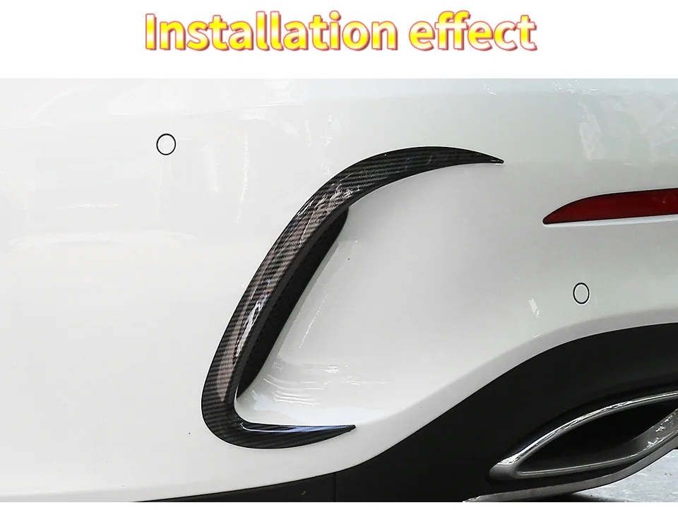 Отделка заднего лезвия для Mercedes w177 amg/класс А mercedes класс А w177 класс планки/a180 Mercedes класс w177 аксессуары