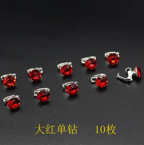 YLHJ072B-3 10 шт. хрустальные свадебные заколки для волос цветок заколки украшение для головного убора модные ювелирные аксессуары - Окраска металла: YLHJ072B-3