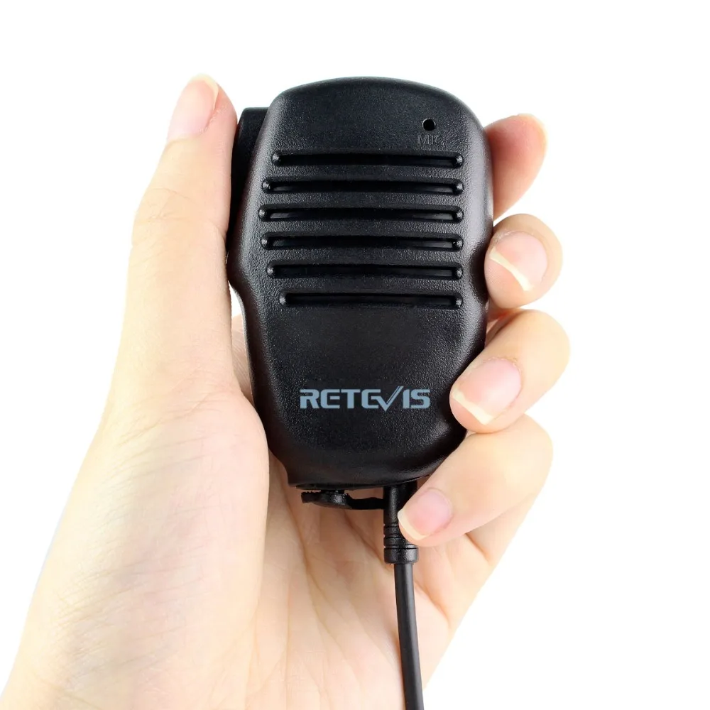 10 шт. 2 контактный PTT Динамик Микрофон для KENWOOD BAOFENG UV 5R BF 888S RETEVIS H777 RT5R RT3 RT5 RT22 RT24