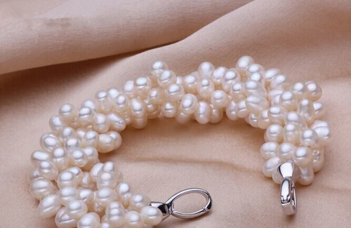 Браслет из пресноводного жемчуга ZCD 417 + 4 5 мм Sweet era|freshwater pearl bracelet|pearl braceletbracelet bracelet