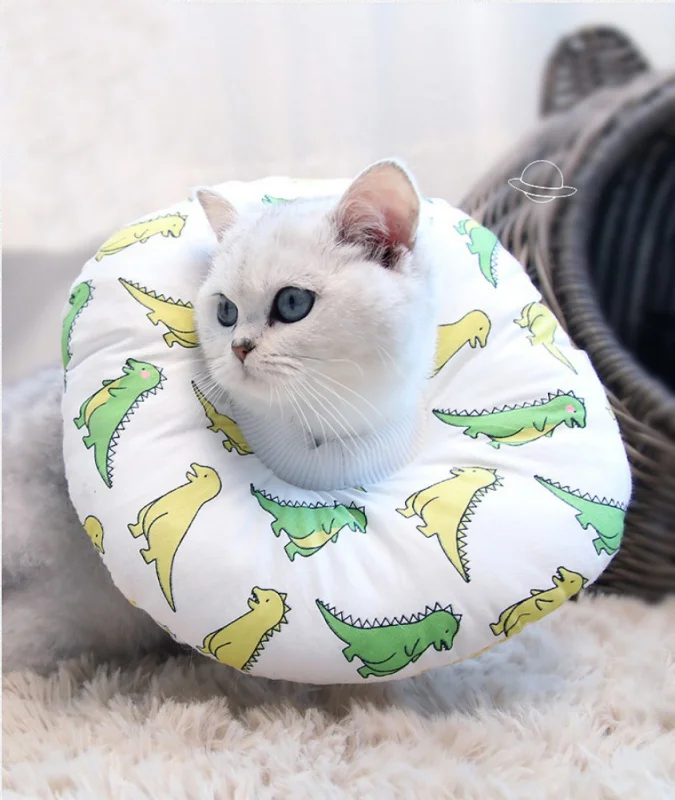 Pet Elizabeth круг воротник хлопок собаки защитный ошейник для шеи кошачья рана