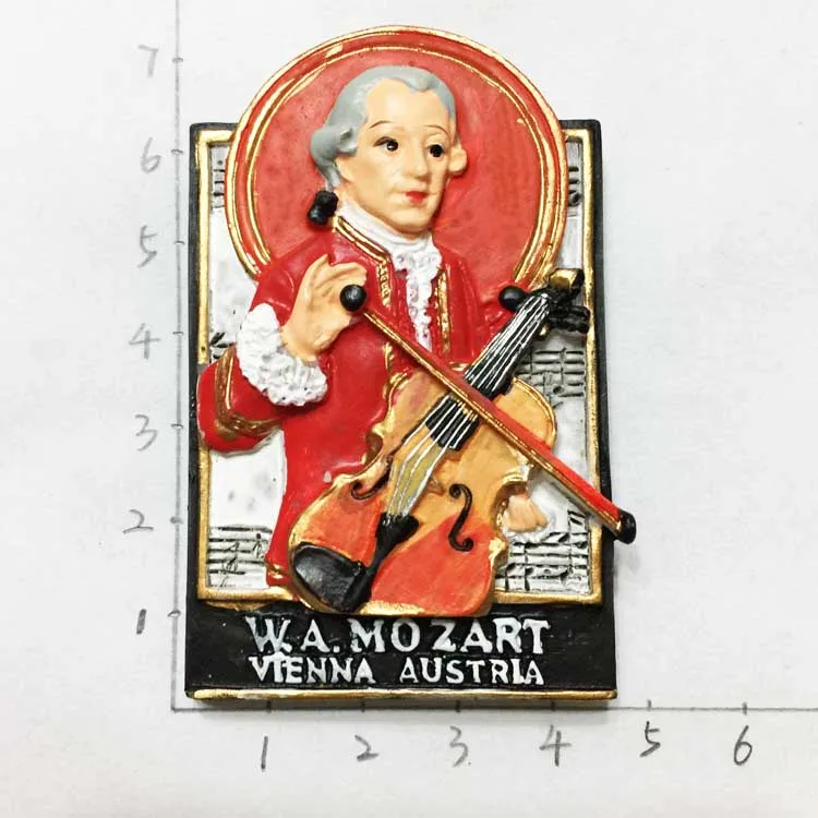 Австрийские Венские музыканты Mozart туристический сувенир стикеры на