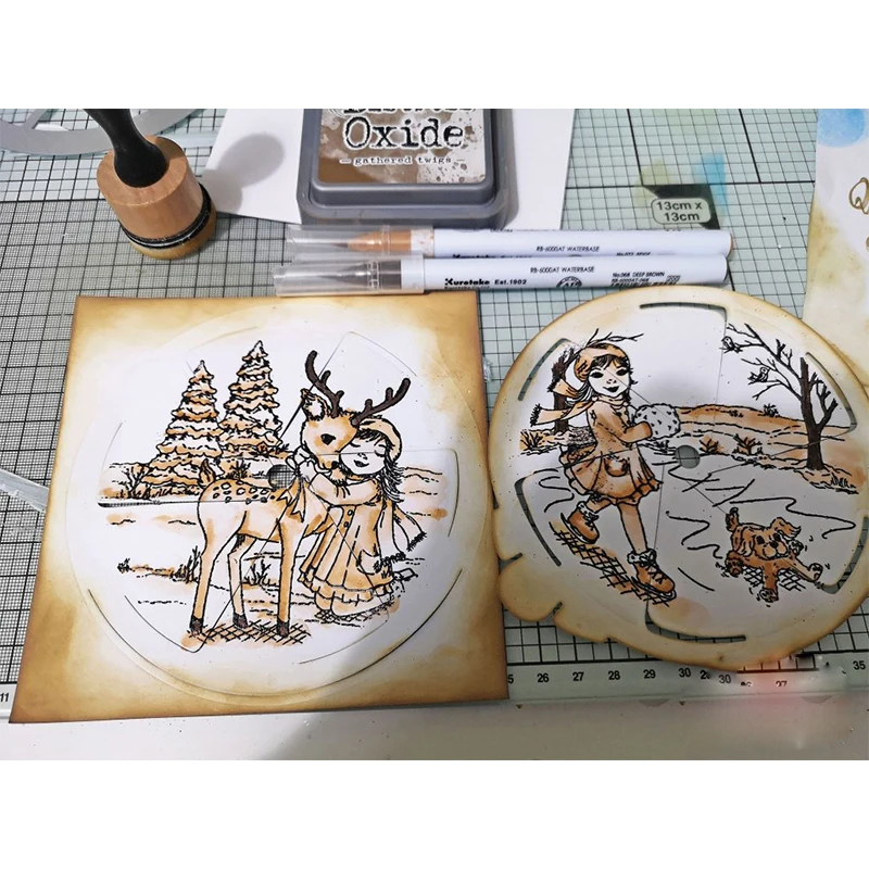 Magic Windows Sets Metal Cutting Dies Stencil for DIY Scrapbooking Embossing Photo Album Decoration Paper Cards Craft New