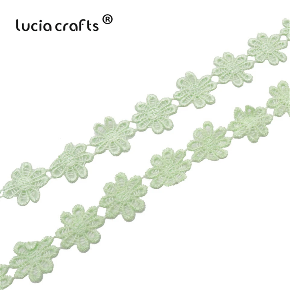 Lucia crafts 2,5 см ручной работы лоскутный материал с кружевной лентой пошив одежды «сделай сам» кружевная отделка головные уборы аксессуары 2 ярдов N0408