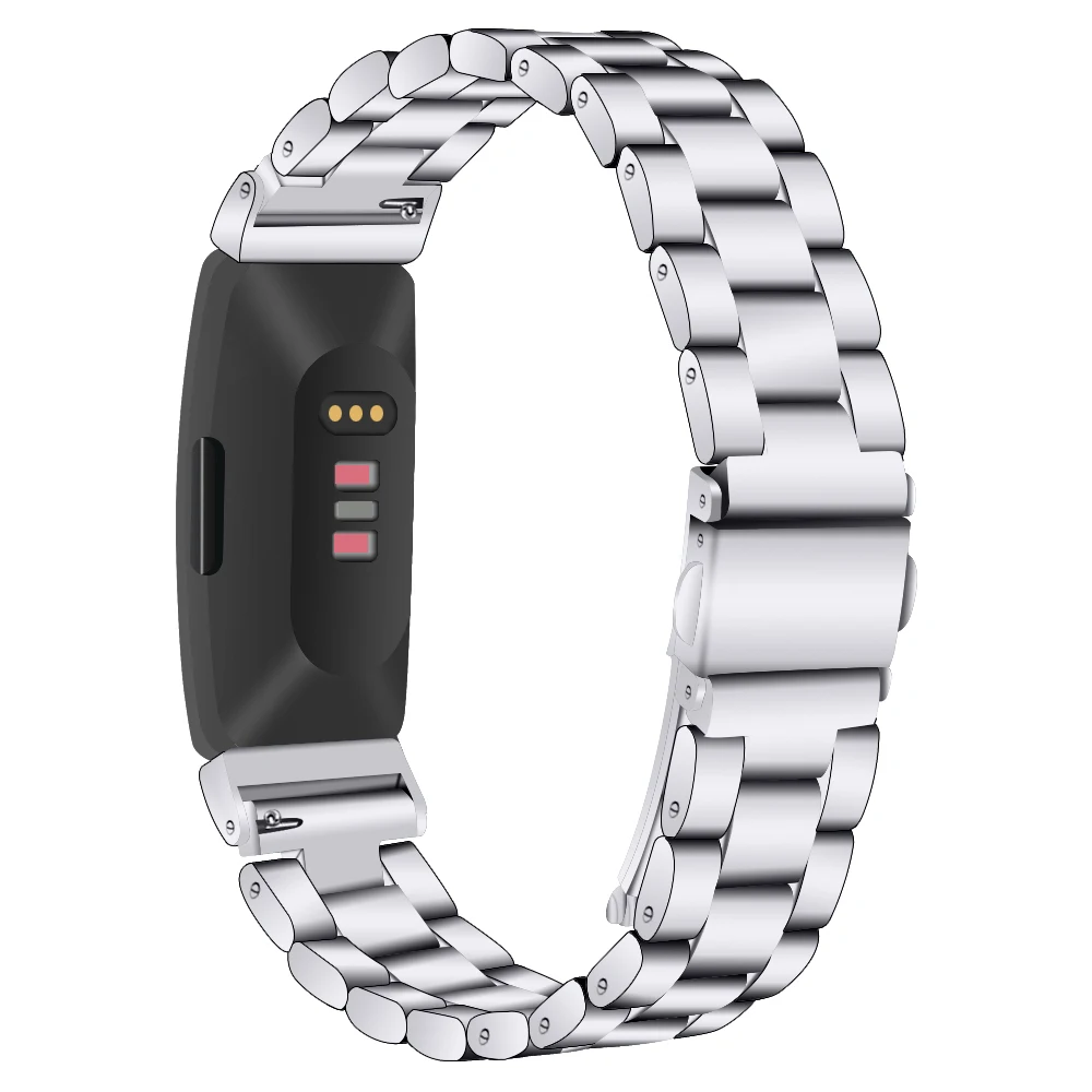 Oulucci Новая мода нержавеющая сталь Fitbit inspire замена часы ремешок для Fitbit inspire HR