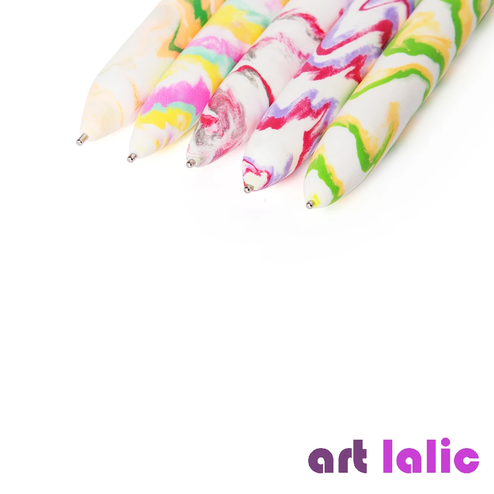 Artlalic 1 шт. для дизайна ногтей Волшебные 3D наконечники точечного нанесения