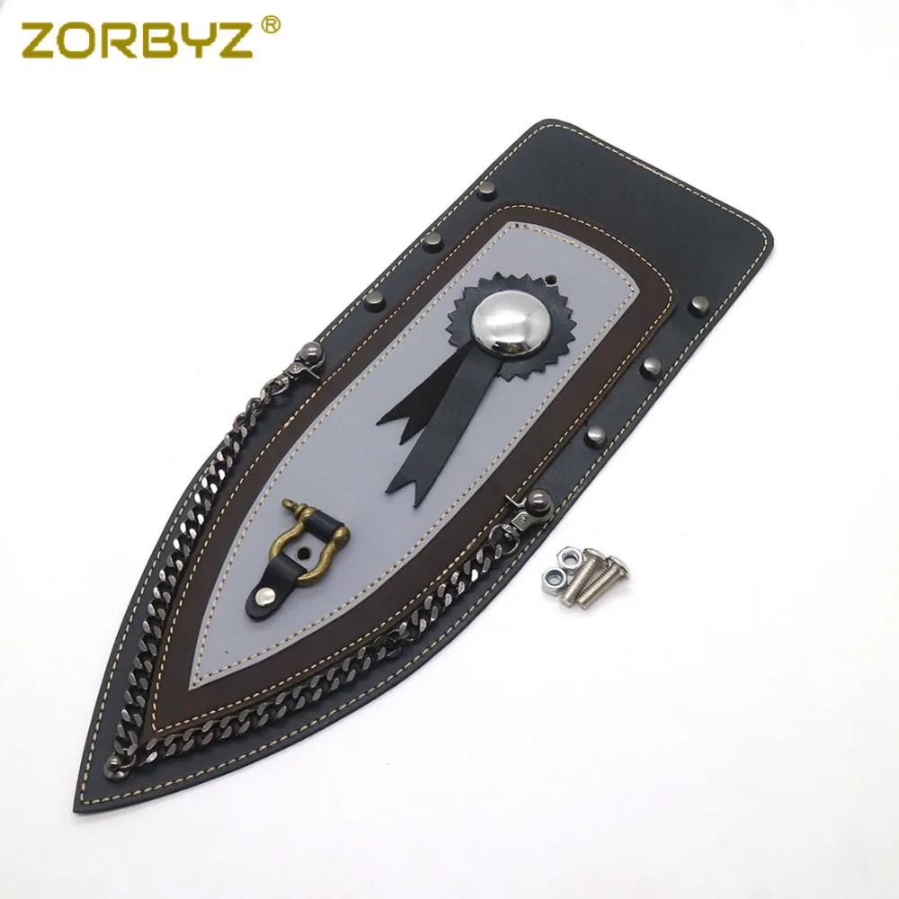 ZORBYZ Мотоцикл искусственная кожа простое заднее крыло для Harley Sportster XL Solo Seat на 2004- мотоцикл