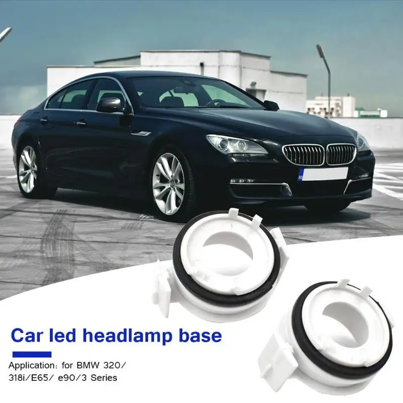 2 шт. H7 светодиодный светильник с головкой Цоколь для BMW 320/318i/E65/E90/3 серии сменный