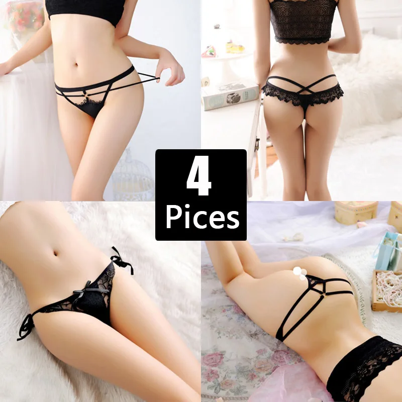 Бесплатная доставка 4 шт./лот женские сексуальные трусики тонкие прозрачные