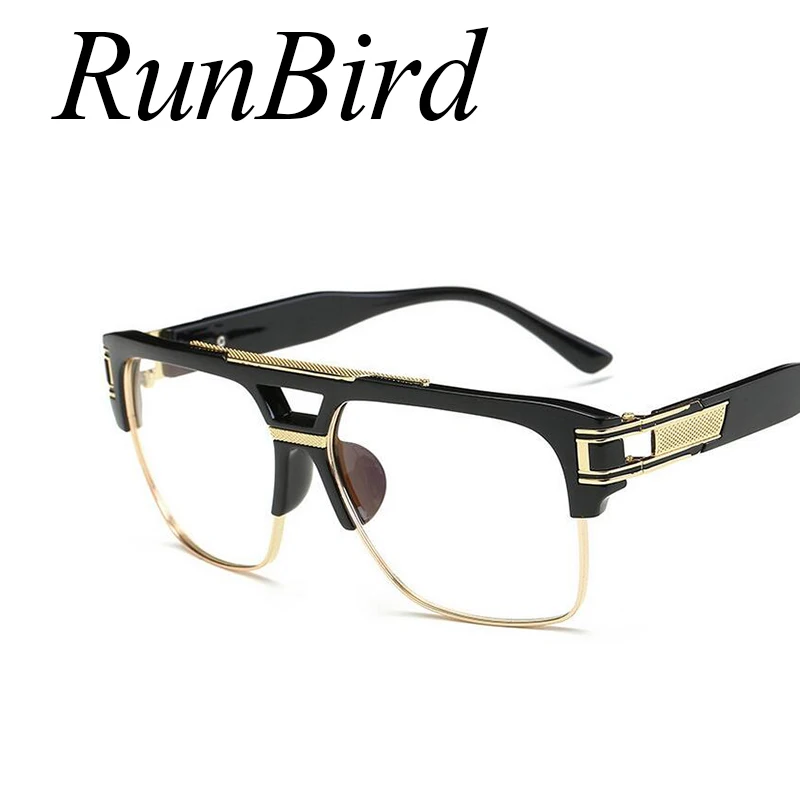Солнечные очки RunBird в стиле ретро UV400 для мужчин и женщин модные роскошные