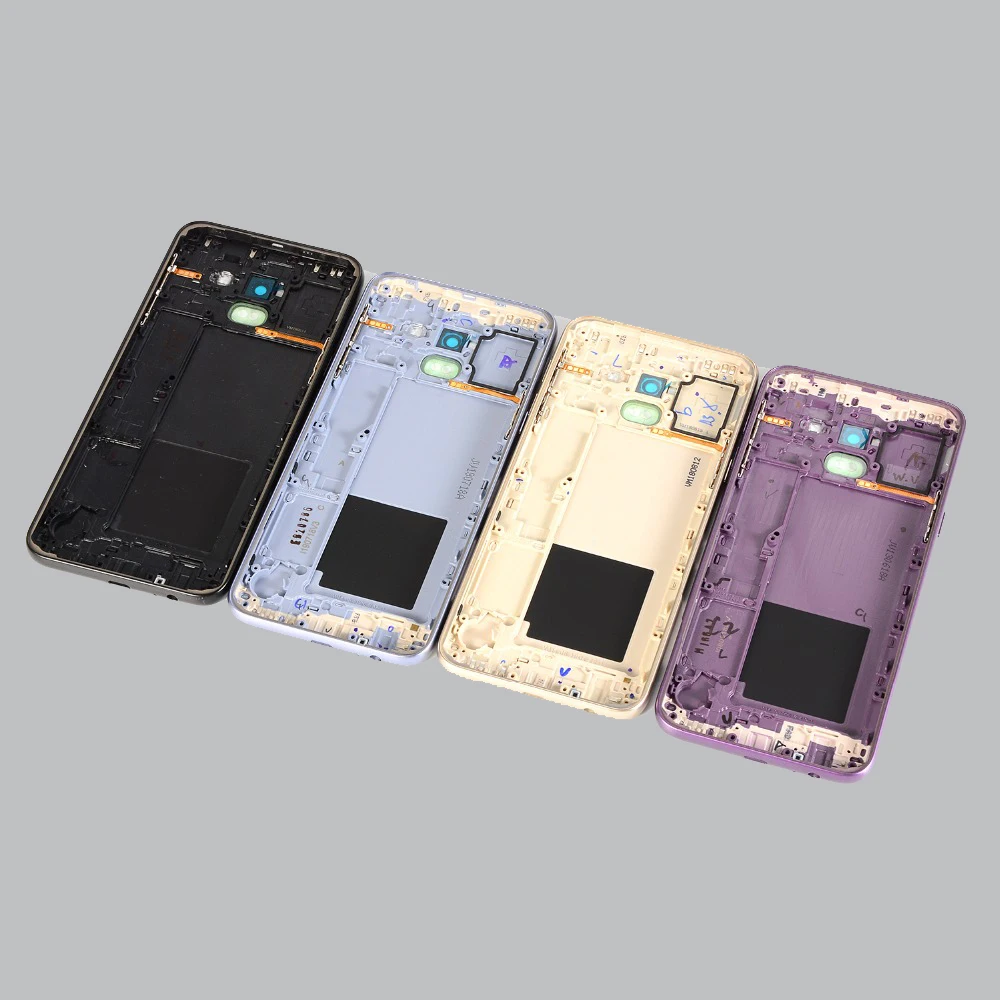 Корпус средняя рамка чехол для Samsung Galaxy J6 2018 J600 J600F задняя крышка батарейного