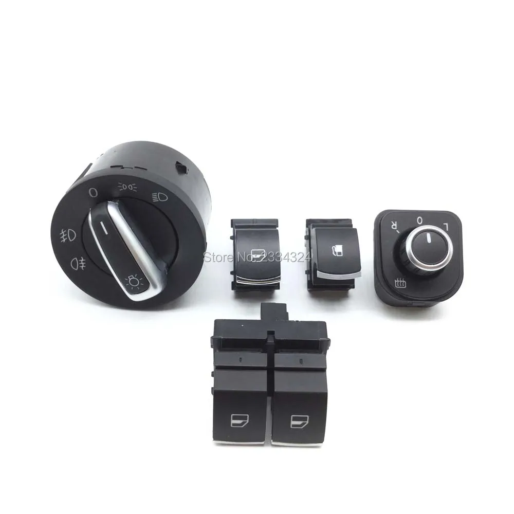 

Window Mirror Headlight Fuel Tank Switch For VW Passat Golf GTI Rabbit Tiguan 5K3959857,1KD959833,5ND 941 431A,5ND 959 565B