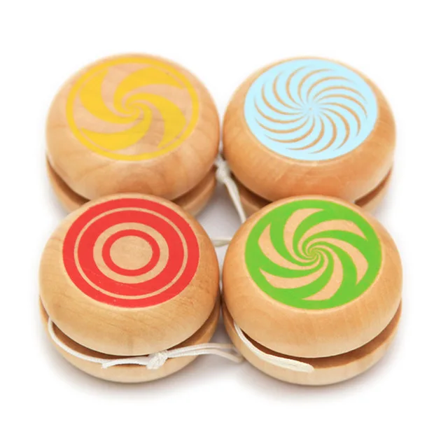 Детские Классические игрушки деревянные Йо-Йо дети разведки развивающие
