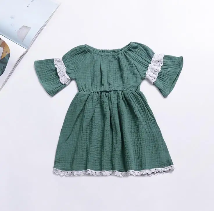 2019 Новое весеннее платье для маленьких девочек осенняя одежда
