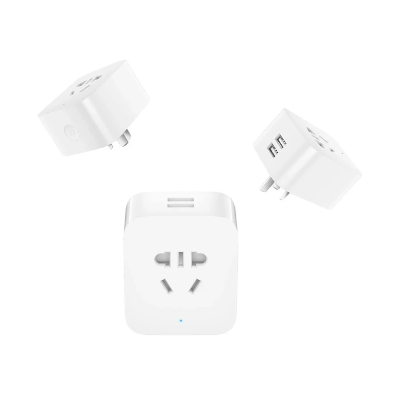 Умная розетка Xiaomi расширенная версия с двумя USB портами поддержка BC1.2 протокол