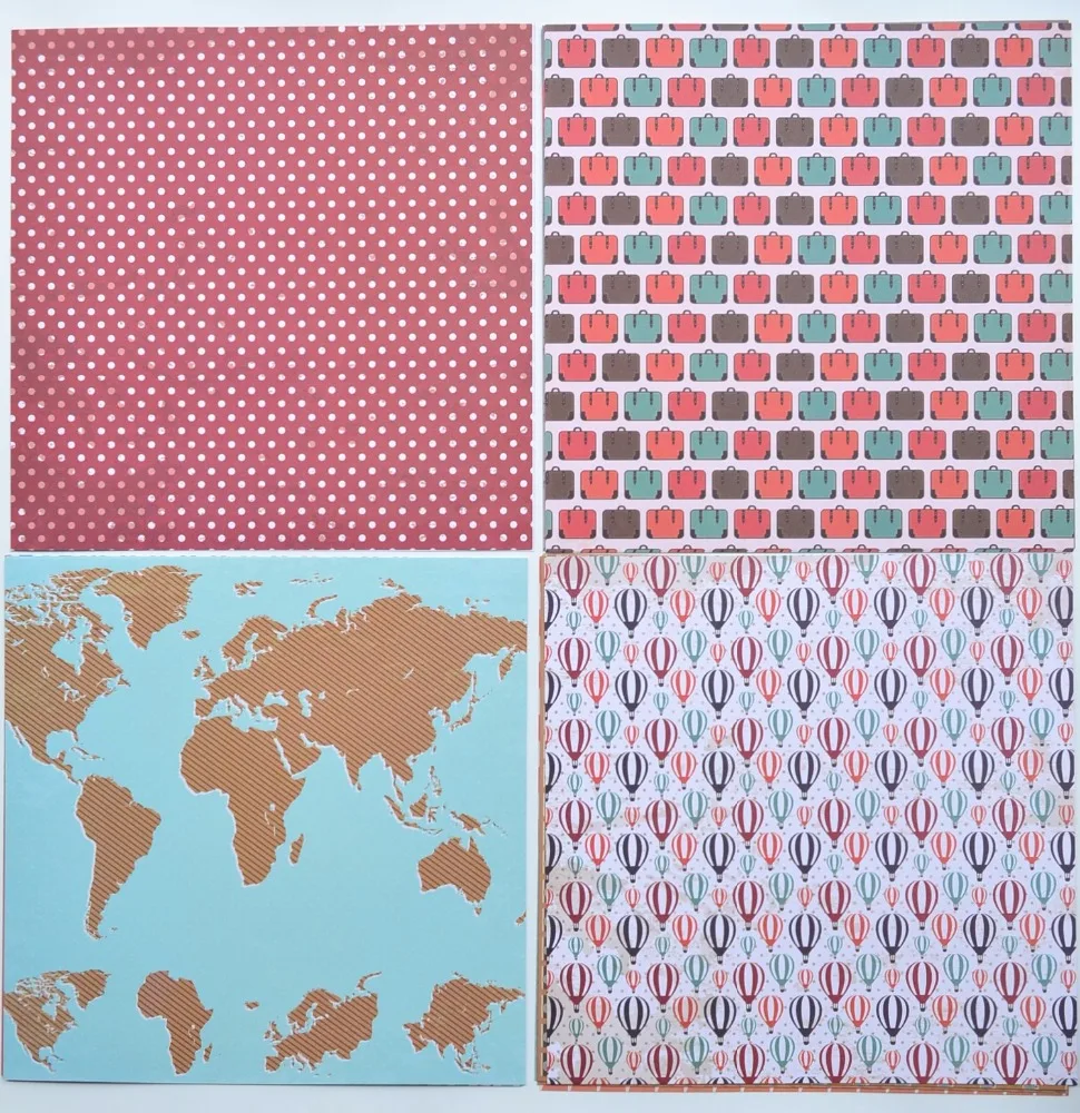 DIY альбом фото, скрапбукинг набор бумаги s летний праздник крафт бумага 1" X 12" односторонняя печать 24 листа/упаковка