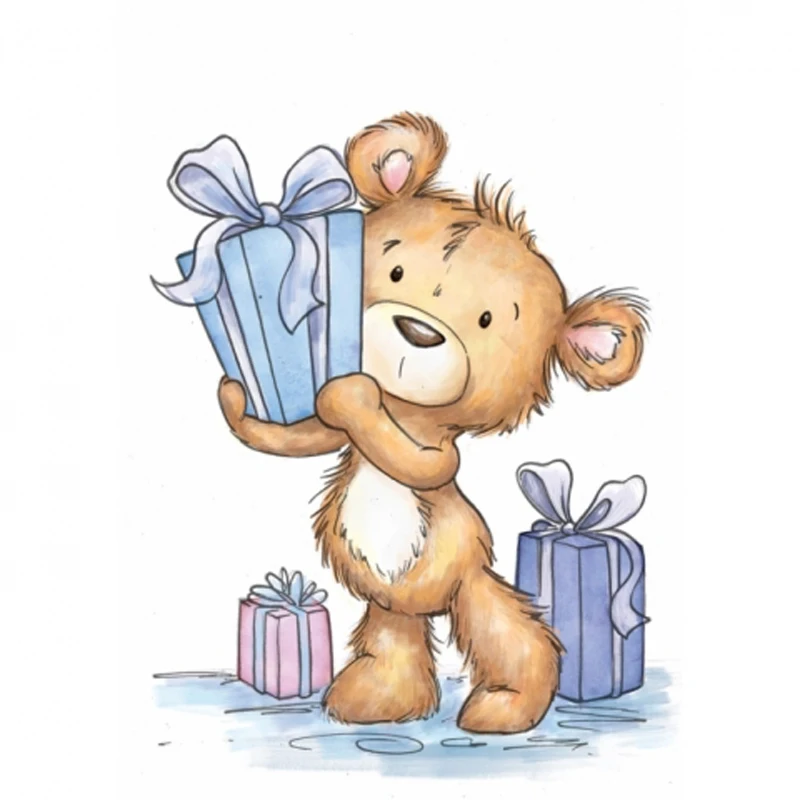 2019 прозрачные штампы животных/медведей для скрапбукинга/изготовления