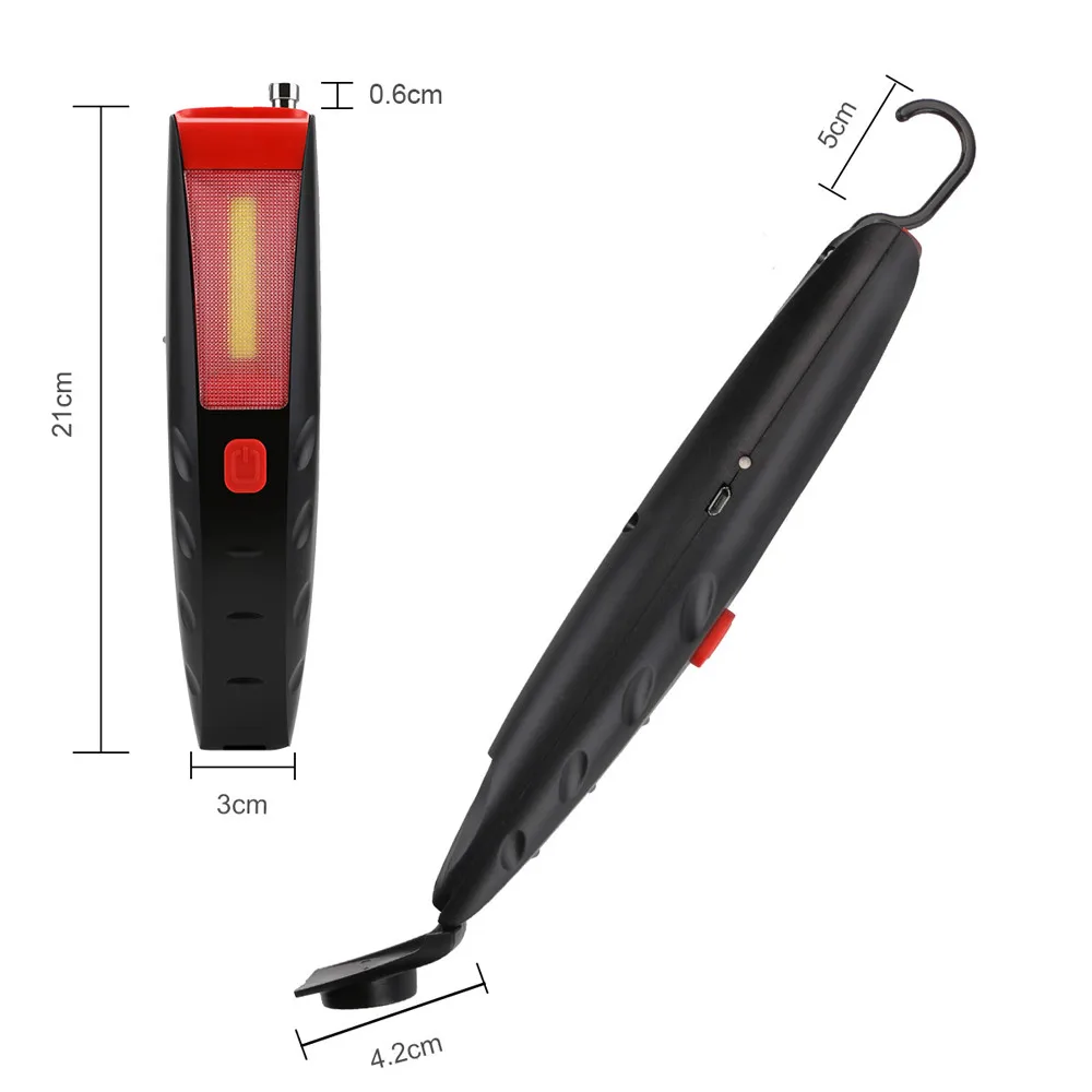 COB LED мини ручка многофункциональная лампа для осмотра кемпинга Магнитный ручной
