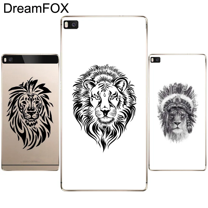 DREAMFOX N121 Лев Силиконовый чехол-накладка из мягкого ТПУ чехол для Huawei P8 P9 P10 Lite Plus 2017