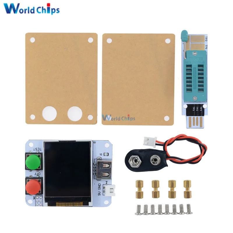 MK 328 MK328 ATmega328p Диод Триод Емкость транзистора тестер 1 8 дюймов ЖК экран 128X160 мини USB