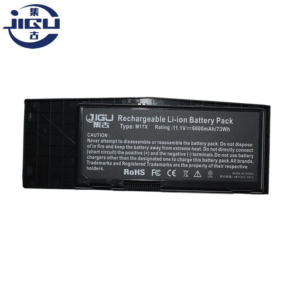 

JIGU 6CELLS NEW Laptop Battery 318-0397 7XC9N C0C5M 451-11817 BTYVOY1 For DELL Alienware M17X R3 R4