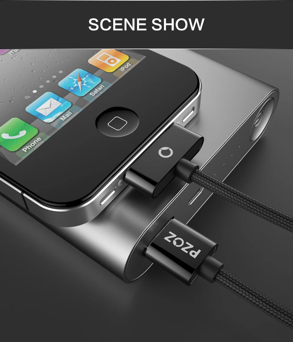 PZOZ USB кабель быстрое зарядное устройство 30 Pin кабель-адаптер для зарядки данных для iphone 4 s 4s 3GS iPad 2 3 iPod Nano 1 itouch адаптер