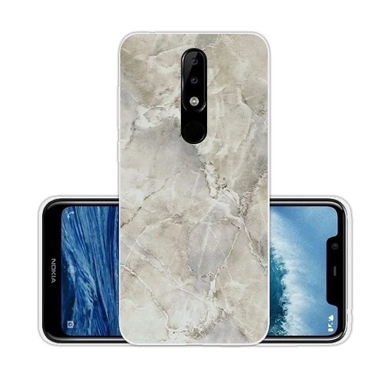 Ультратонкий чехол 5 86 дюйма для Nokia 1 Plus задняя крышка из ТПУ мягкий прозрачный