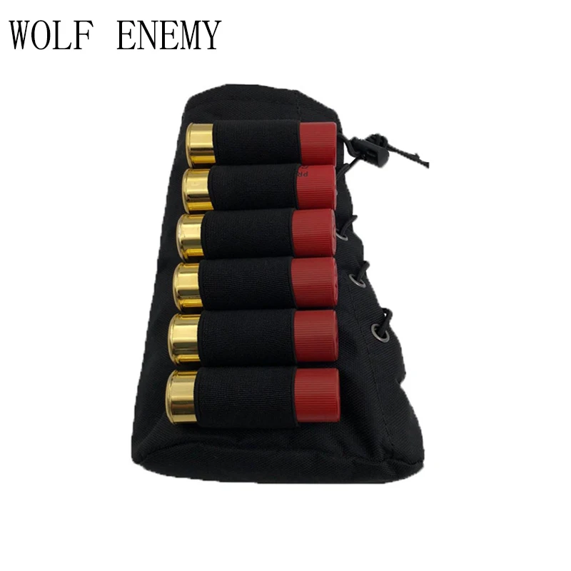 Molle Buttstock 6 Датчик боеприпасов чехол сумка держатель охотничьи сумки оружие