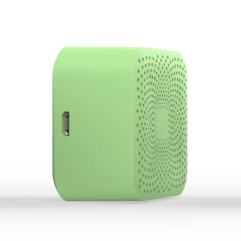 green VAORLO Mini Bluetooth 5,0 портативный стерео объемный 3D HIFI супер бас беспроводной громкий динамик поддержка TWS для Xiaomi динамик - Цвет: green