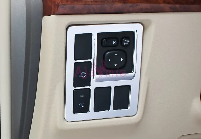 Для Toyota Land Cruiser 150 Prado LC150 FJ150 2010- держатель ручки рулевое колесо крышка передач хромированные аксессуары для стайлинга автомобилей